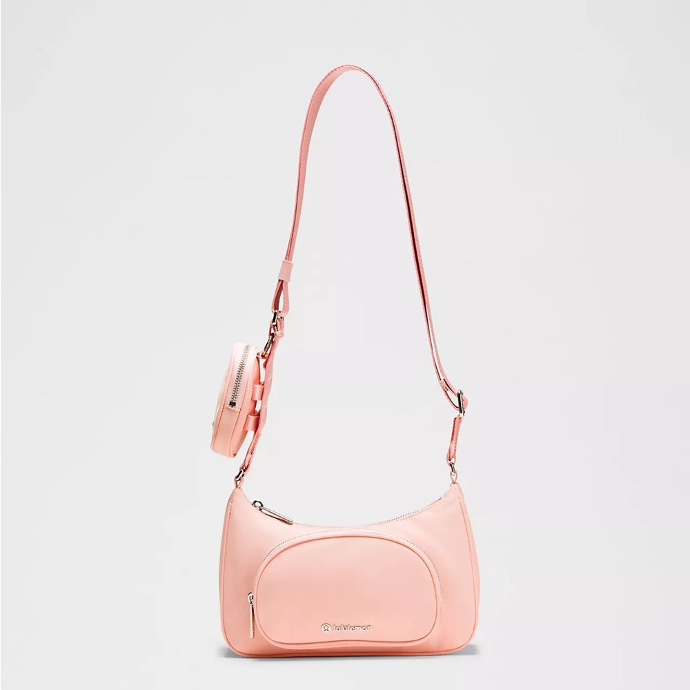 Lululemon Pink Crossbody Bag w/ Nano Pouch 2L - NWT